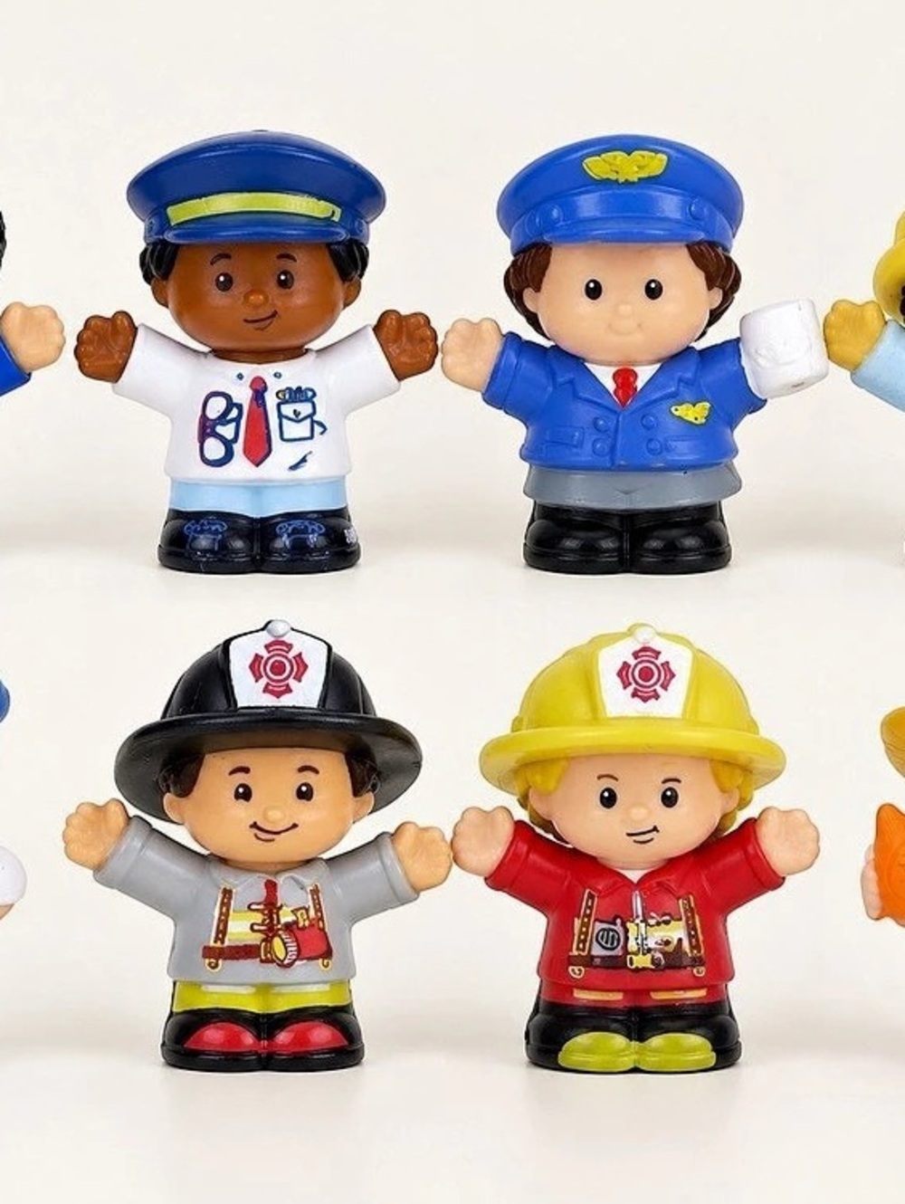 Fisher-Price Little People Community Helpers Figure Lot of 8
